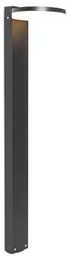 Moderne staande buitenlamp zwart 80 cm incl. LED IP44 - Esmee Modern IP44 Buitenverlichting rond