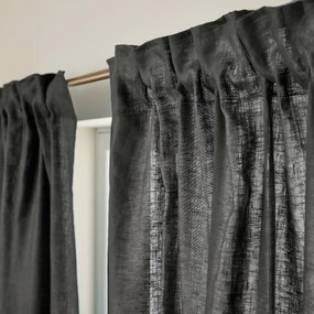 Gordijn van gewassen Linnen met ruflette-afwerking, Private