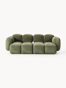 Modulaire bank Tayla (2-zits) van teddy-bouclé