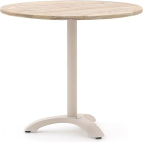 + 15% kassakorting | Tuin eettafel Bellagio | Rond | Tuintafel Teakhout | Ø85cm | 2 personen | Kees Smit Tuinmeubelen