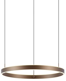 Design hanglamp donker brons 3-staps dimbaar easylift - Titmus