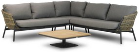 Hoek loungeset 5 personen Aluminium/wicker Taupe  Coco Nathan/Ralph