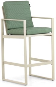 Barstoel Aluminium Taupe-naturel-bruin Lifestyle Garden Furniture Nuno