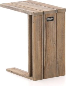 Bijzettafel tuin ROUGH | Rechthoekig | Tuintafel Teakhout | 45x29cm | Kees Smit Tuinmeubelen