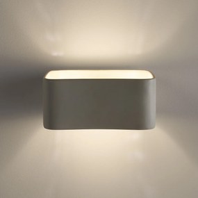 Rechthoekige wandlamp in keramiek, Debou