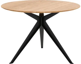 Goossens Excellent Eettafel Kopenhagen, Rond 110 x 110 cm