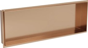 Mexen X-Wall-NR niskast plank zonder flens 90 x 30 cm, geborsteld koper - 19C1903010