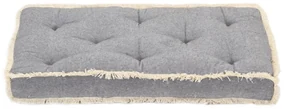 vidaXL Bankkussen pallet 73x40x7 cm antracietkleurig