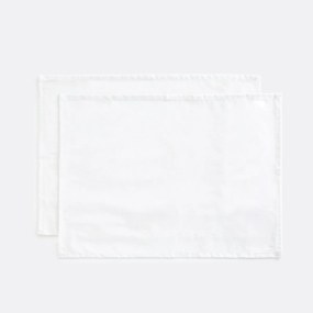 Set van 2 placemats in soepel gecoat katoen, Scénario