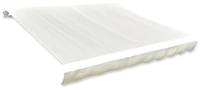 vidaXL Luifeldoek 450x300 cm canvas crème