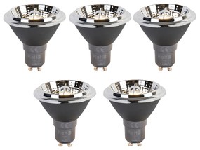 Set van 5 GU10 3-staps dim to warm LED lamp AR70 6W 320 lm 2000-3000K