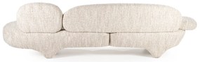 Eleonora Jayden Design Bank Organische Vorm Beige
