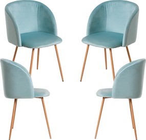Pack 4 Sillas Velt Terciopelo