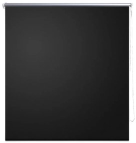 vidaXL Rolgordijn verduisterend 100 x 175 cm zwart
