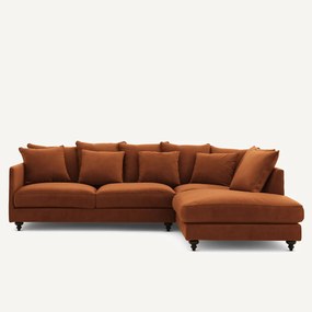 Fluwelen hoekslaapbank, Lazare