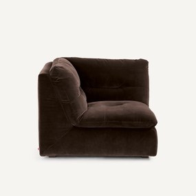 Modulaire 90° hoek in fluweel, GIULIANO