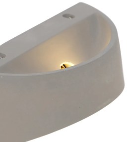 Landelijke wandlamp beton halfrond - Adelaide Landelijk G9 Binnenverlichting Lamp