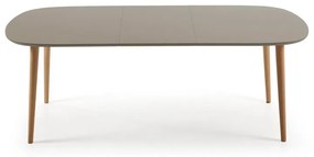 Kave Home Oqui Uitschuifbare Eettafel Bruin 160 Cm