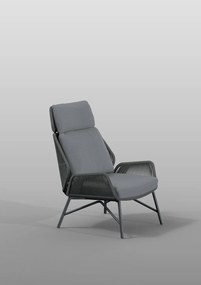 4 Seasons Outdoor Carthago loungestoel Platinum  Loungestoel    antraciet weerbestendig