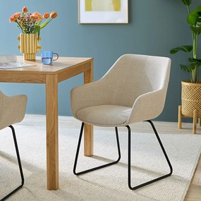 Tafelstoel met sledepoten Celen