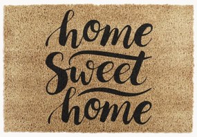Handgemaakte kokos deurmat Home Sweet Home