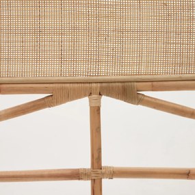 Kave Home Quiterie Round Rond Rotan Hoofdbord Naturel 150/160 Cm