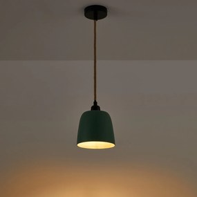 Hanglamp in gekleurd bamboeØ15 cm, Bineta