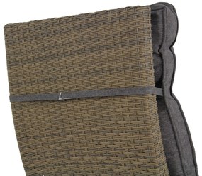 Bistroset 2 personen  Wicker Grijs Garden Collections Detroit