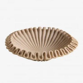 Decoratieve Schaal Van Hars Irente Ø30 Cm & Licht Zandbruin - Sklum