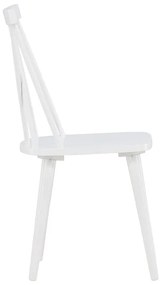 Jörn Eetkamerstoel - Lena - Wit - Rubberhout - Jörn