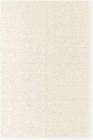 Handgemaakt wollen vloerkleed Bruna met gevlochten structuur