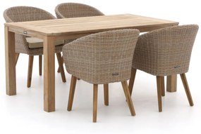 Intenso Tropea/ROUGH-S 160cm dining tuinset 5-delig