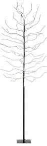 Buitenlamp Kerst vloerlamp zwart boom 200cm incl. LED IP44 - Vixen IP44 Buitenverlichting