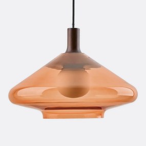 Hanglamp van gekleurd glas, diameter 37,8 cm, SOREL