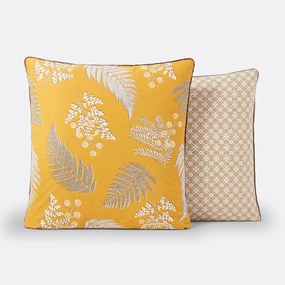 Kussensloop in perkalkatoen, Fougère