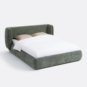 Gestoffeerd bed met boxspring, Meridiano