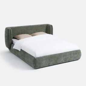 Gestoffeerd bed met boxspring, Meridiano
