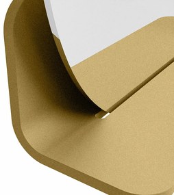 Mondiaz Spot spiegel rond Ø40cm met planchet oro