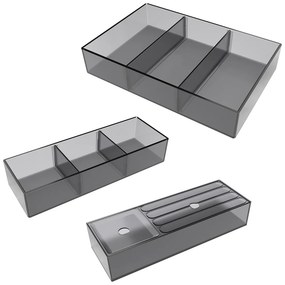Brauer Season ladeorganizer zwart - set van 3