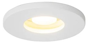 Set van 6 Moderne badkamer inbouwspot wit - Shed GU10 IP54 Lamp