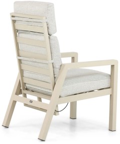Verstelbare Tuinstoel Aluminium Taupe-naturel-bruin Lifestyle Garden Furniture Albelli
