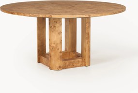 Ronde houten eettafel Edward, in verschillende formaten