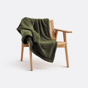 Plaid in fleece en sherpa, Maxine