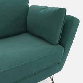 Fauteuil XL in fluweel Topim