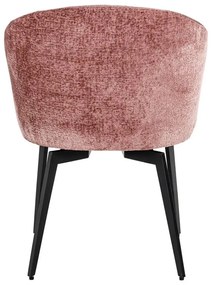 Richmond Interiors Amphara Eetkamerstoel Hotel Chique Stijl Roze Chenille