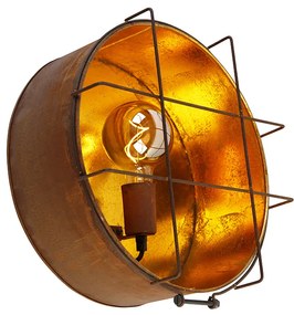 Industriële plafondlamp roestbruin 35 cm - Barril