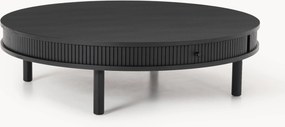 Salontafel Calary met gefronst voorpaneel, Ø 110 cm