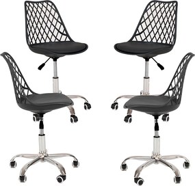 Pak 4 Mima-bureaustoelen in