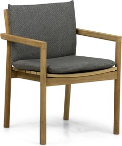 Tuinstoel Teak Old teak greywash Santika Suka