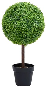 vidaXL Kunstplant met pot buxus bolvorming 71 cm groen
